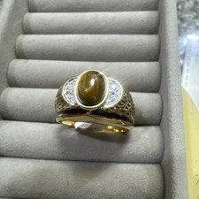 Vintage Gold Plated Seta Ring