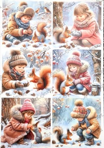 Paper for decoupage and craft - decoupage,