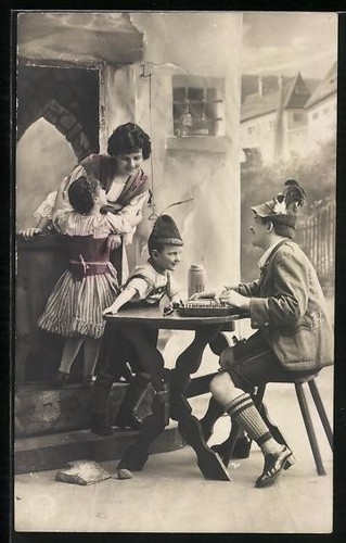 Cheerful tyrolean family - tyrolean,