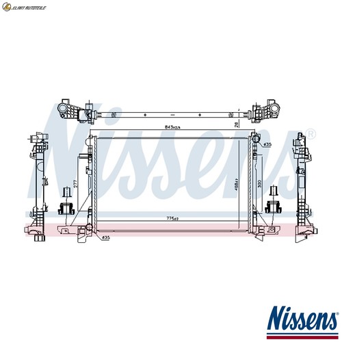 Radiator engine cooling - radiator,
