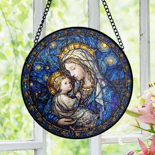 Virgin mary and baby jesus - virgin,