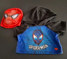 Build A Bear Spiderman Top And Mask D1