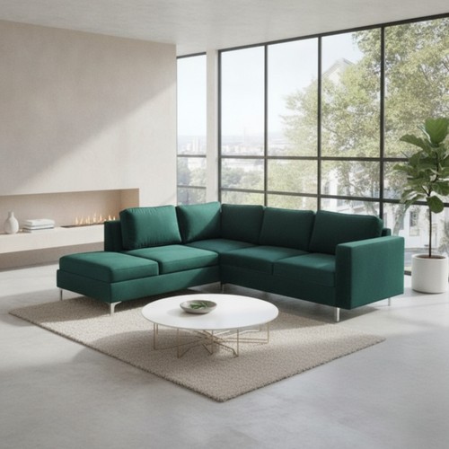 Orlando velvet modern corner - velvet,