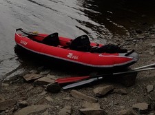 Z-Pro Tango 200 Red 2-Person Inflatable Recreational Kayak