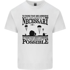 To Those Airborne Paras Parachute Regiment Mens Light Cotton T-Shirt