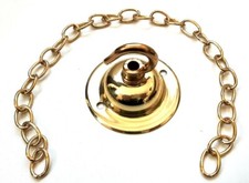 Brass Ceiling Rose dome Hook