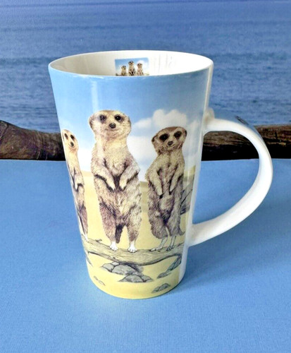 Meercat latte mug - meercat,
