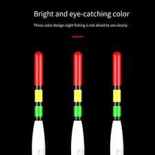 3pcs Electronic Luminous LED Light Bobber Night Fishing Fishing Float