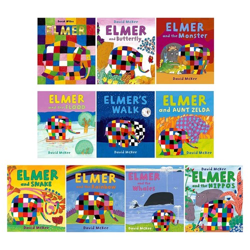 Elmer the elephant book - elmer,