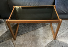  MID CENTURY DANISH GLASS TOP