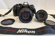 Nikon F-301 Camera With Extra