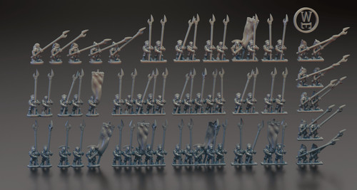 Koru kai pikemen - , 10mm