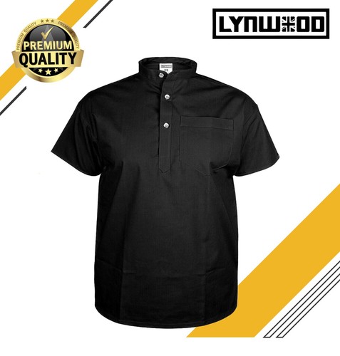 Men grandad collar half - collar,