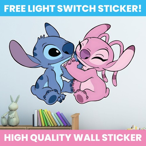 Stitch wall sticker decal - wall,