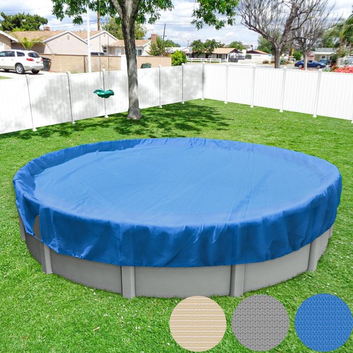 Round winter pool cover safety - round,