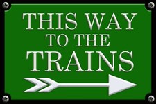 Railway Train Direction Retro