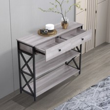 Grey Console Table Hallway