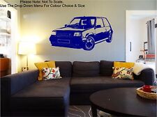 Renault 5 gt Turbo Raider - WALL ART STICKER DECAL