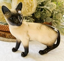 Vintage Beswick Siamese Cat Model - Ornament Figurine Standing 6.5 Inches