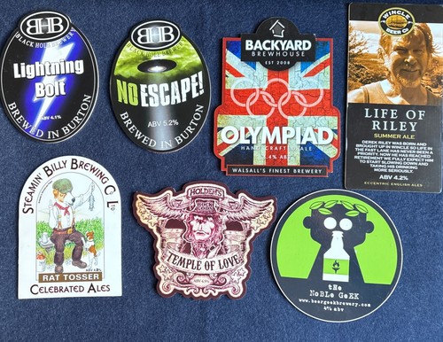 Vintage craft beer pump clips - beer,