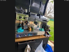 Astoria 2 Group Lever pull espresso machine. Dual fuel and 10 Years old.