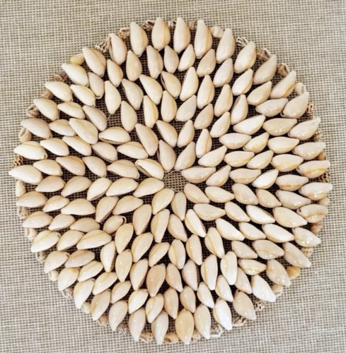 Vintage handcrafted cowrie - handcrafted,
