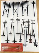 Telegraph poles mixed lot "OO" Gauge