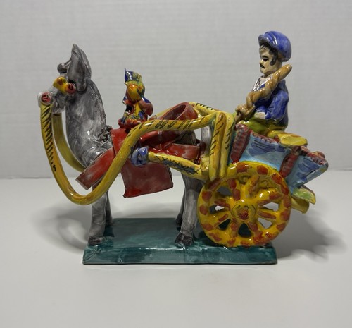 Vintage italian majolica organ - vintage,