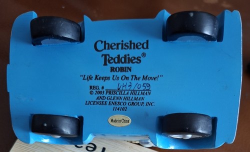 Cherished teddies robin - teddies,