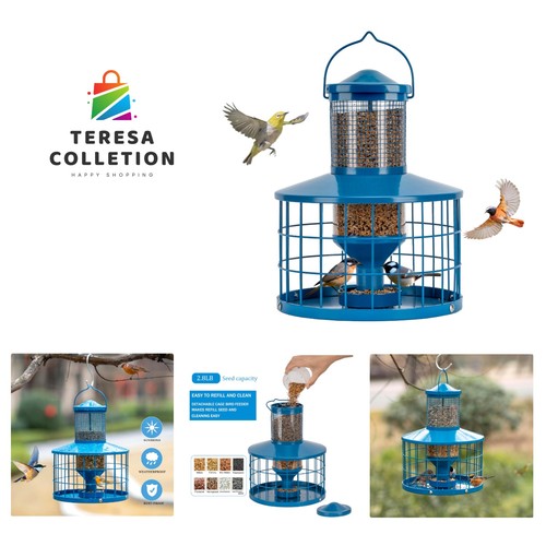 Attractive caged bird feeder - attractive,