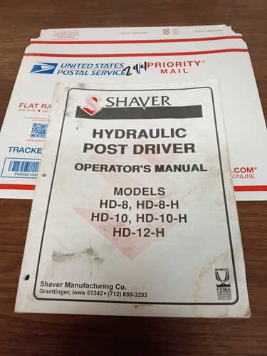 Shaver hydraulic post driver - shaver,