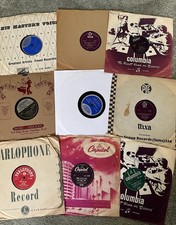 78 Rpm Records x 9 (Jim