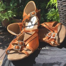 Latin Ballroom shoes open toe