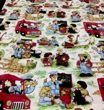 Set Of Curtains Postman Pat lined Woodland Animation BBC TV 115x132cm