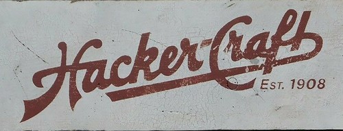 Hacker craft boat metal - hacker,