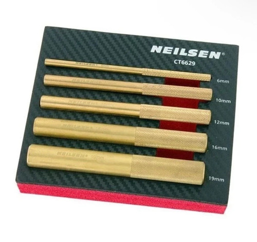 5pc brass drift punch set - 5pc,