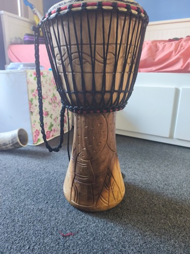 African djembe drum - african,