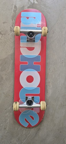 Birdhouse skateboard blue - skateboard, red