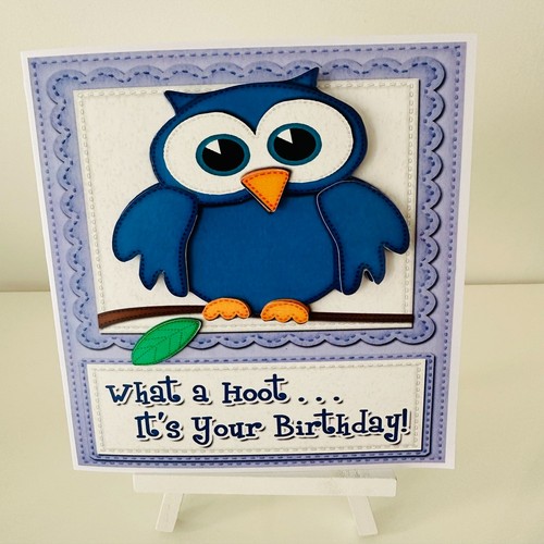 Handmade decoupaged owl - handmade,