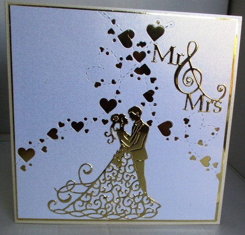 Handmade wedding card - handmade,