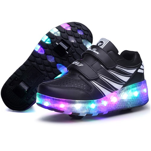 Boys girls led wheel trainers - boys,