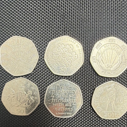 50p coin job lot - uk,
