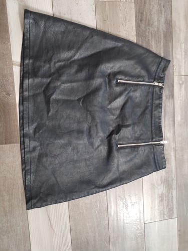 Zara faux leather - leather, skirt