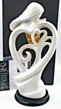RARE CIRCLE OF LOVE FIGURINE WITH BASE " MY LOVE " A25777  10.5" WHITE FIGURINE