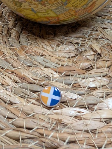 Isles scilly flag map pin - scilly,