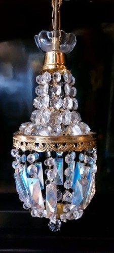 Vintage french empire crystal - french,