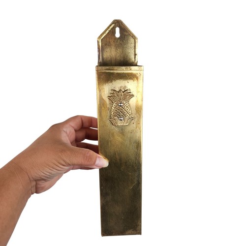 Brass pineapple long - pineapple, box