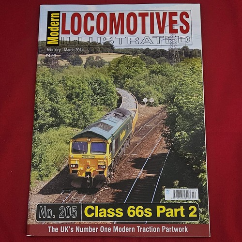 Modern locomotives illustrated - modern,