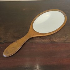 Antique Wooden Vintage Hand Mirror arts and crafts zara home soho home style