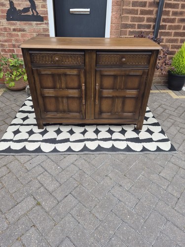 Vintage priory oak sideboard - priory,